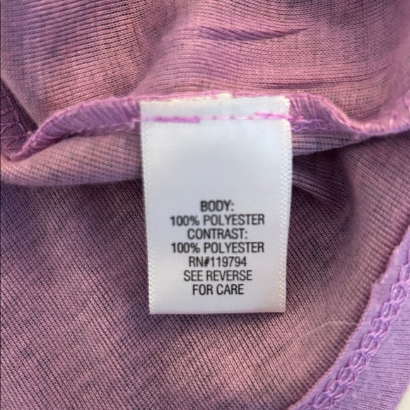 Apt. 9 Purple Y2K 90's Paisley Beaded Boho V-neck 3/4 Sleeve Top Size Medium - Picture 7 of 7